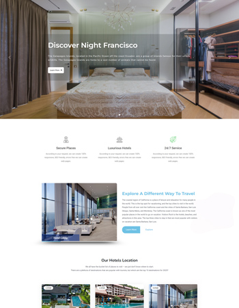 sky addons, elementor, widgets Hotels & Resorts WonWind – Home
