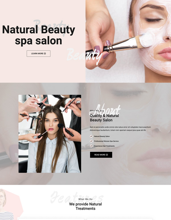 Beauty Bay – Home template screenshot
