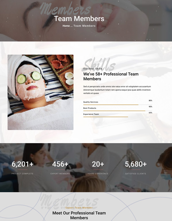 Beauty Bay – Team template screenshot