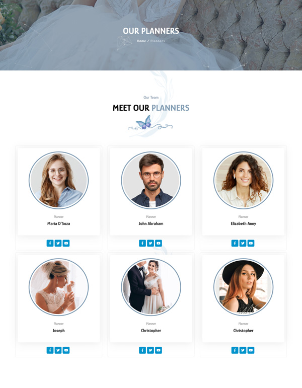 Dream Wedding – Planners template screenshot