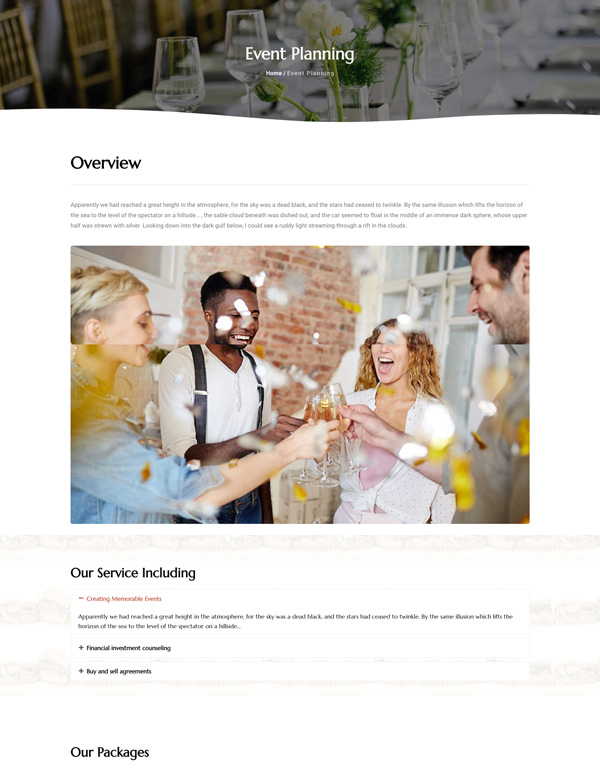 Taysta – Planning template screenshot