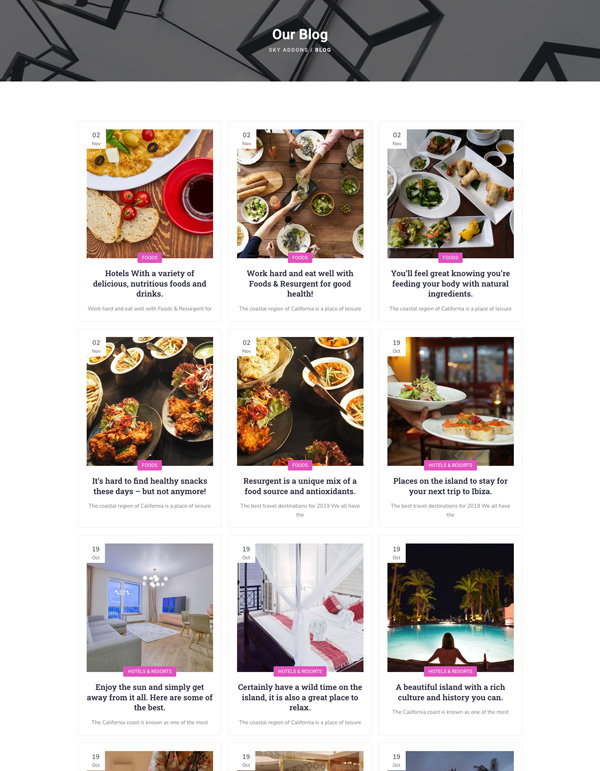 Web Services – Blog template screenshot